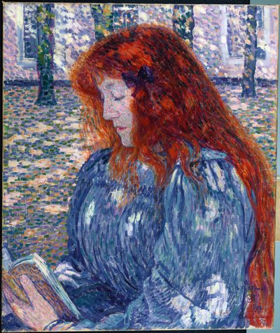 Mujer leyendo, 1899 de Théo van Rysselberghe