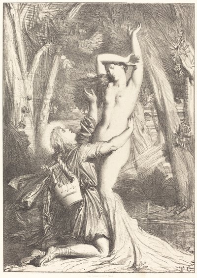 Apolo y Dafne de Théodore Chassériau