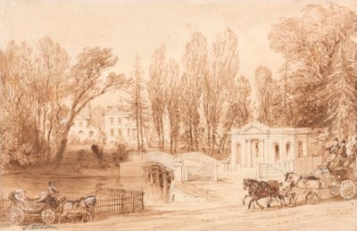 Thorncroft, cerca de Leatherhead de Thomas Allom