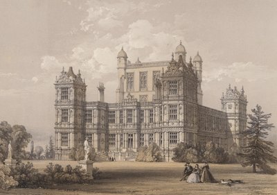 Wollaton Hall, Nottinghamshire de Thomas Allom