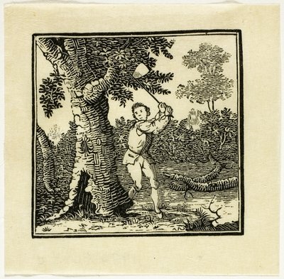 Ilustración de libro de Thomas Bewick