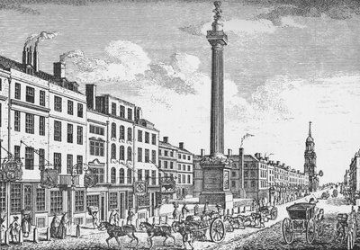 El Monumento, Ciudad de Londres, c. 1755 1903 de Thomas Bowles