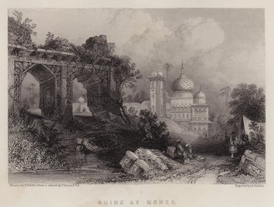 Ruinas en Monea de Thomas Colman Dibdin