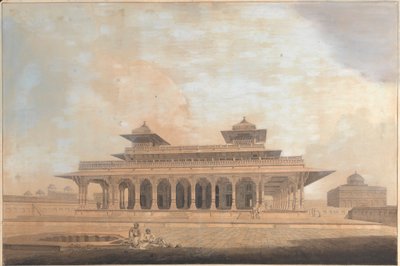 Parte del palacio de Allahbad de Thomas Daniell