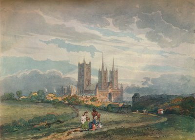 Catedral de Lincoln, c1795 de Thomas Girtin