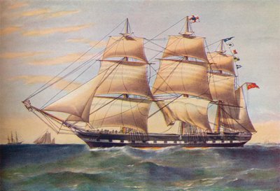 Barco clipper, Sussex, c. 1853 de Thomas Goldsworth Dutton