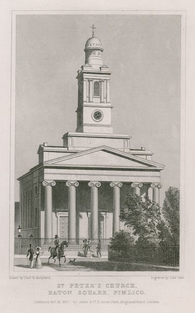 Iglesia de San Pedro, Eaton Square, Pimlico de Thomas Hosmer Shepherd