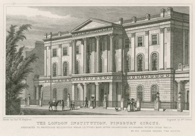 La Institución de Londres, Finsbury Circus de Thomas Hosmer Shepherd