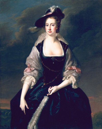 Lady Frances Courtenay, c.1741 de Thomas Hudson