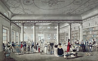 Biblioteca de Hall en Margate, 1789 de Thomas Malton