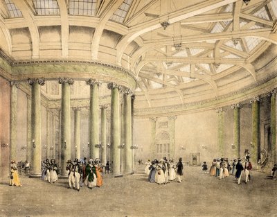 Central Exchange, Sala de Noticias, c.1838 de Thomas Miles Richardson