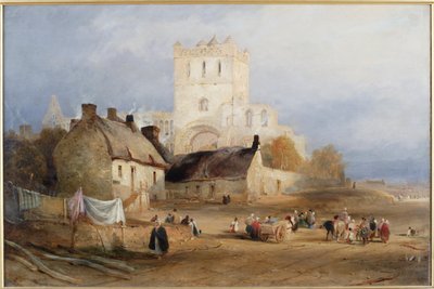 Abadía de Jedburgh, c.1835 de Thomas Miles Richardson