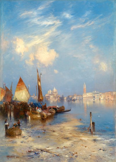 Una vista de Venecia de Thomas Moran