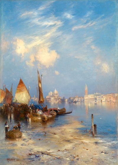 Vista de Venecia de Thomas Moran