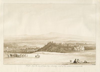 Arley - Kinfare: dibujo en sepia de Thomas Peploe Wood