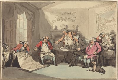 Reunión de la Milicia de Thomas Rowlandson