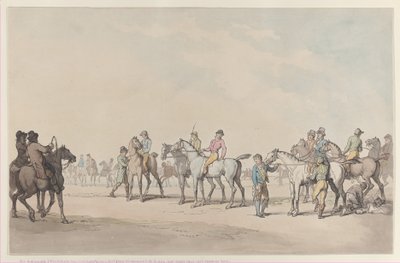 Preparándose para la Carrera, 1804 de Thomas Rowlandson