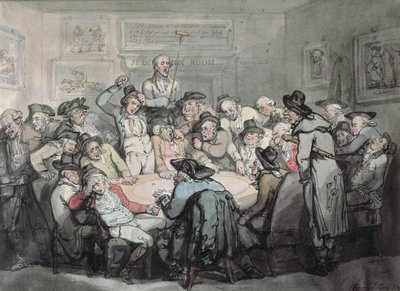 La sala de azar de Thomas Rowlandson