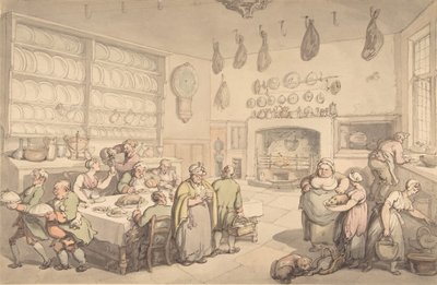 La Cocina del Escribano de Thomas Rowlandson