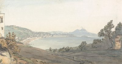 Chiaja de Nápoles desde Posillipo de Thomas Smith of Derby