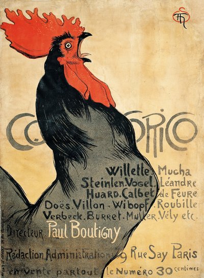 Cocorico de Théophile Alexandre Steinlen