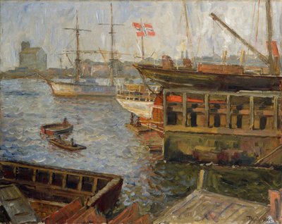 Desde Nyland, puerto de Oslo de Thorolf Holmboe