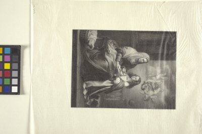 La educación de la Virgen (tinta) de Timothy Cole
