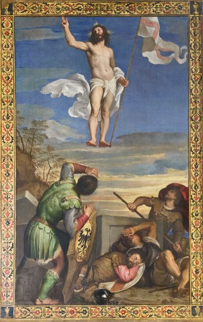 La resurrección de Jesús de Titian (c.1488 1576)