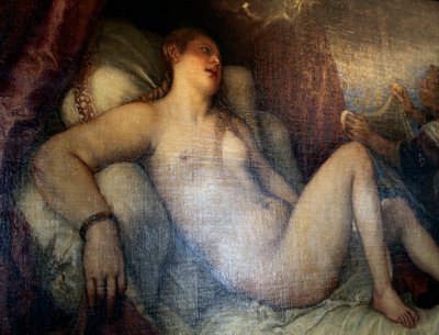 Danae, c. 1554 de Titian