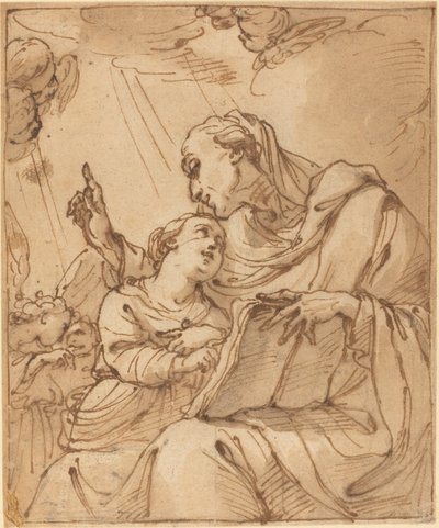 La educación de la Virgen de Ubaldo Gandolfi