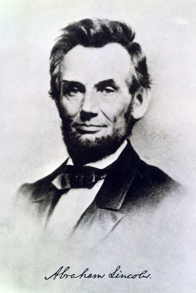 Abraham Lincoln, presidente de los EE.UU., c1865 de Unbekannt