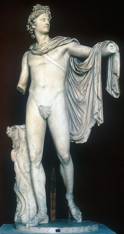 Apolo Belvedere, estatua griega antigua, c400-323 a.C. de Unbekannt