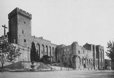 Aviñón - Palacio de los Papas, c. 1925 de Unbekannt