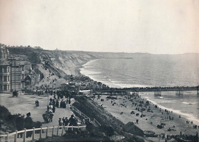 Bournemouth - Vista desde el acantilado oeste, 1895 de Unbekannt