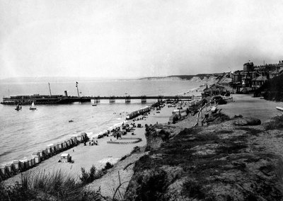 Bournemouth, desde East Cliff, c1882 de Unbekannt