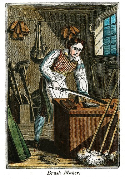 Fabricante de cepillos, 1823 de Unbekannt