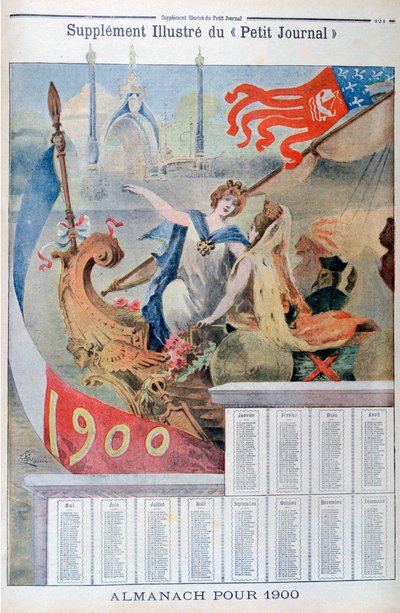 Calendario para 1900 de Unbekannt