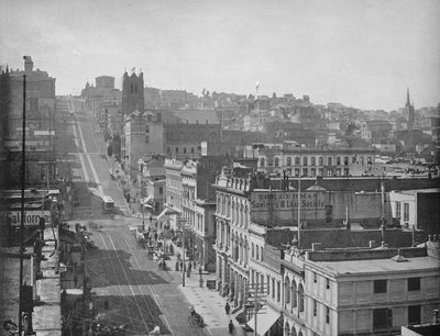 Calle California, San Francisco, c1897 de Unbekannt