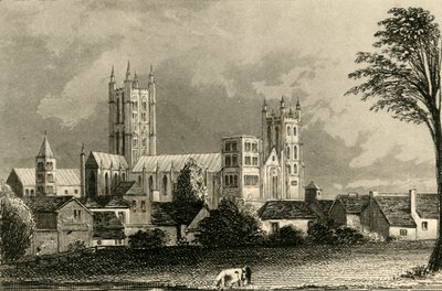 Catedral de Canterbury, Kent, c1845 de Unbekannt