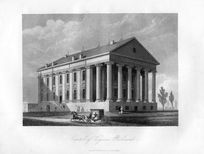 Capitolio de Virginia, Richmond, EE.UU., 1855 de Unbekannt