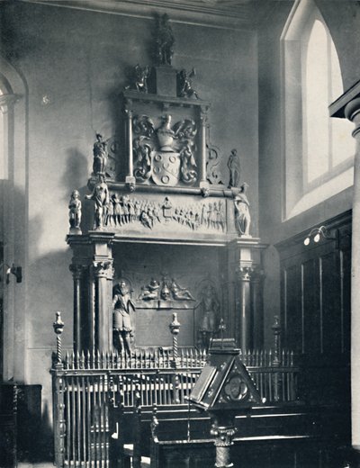 Charterhouse. Monumento de Thomas Sutton en la capilla, 1925 de Unbekannt