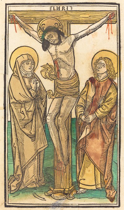 Cristo en la cruz, c. 1485 de Unbekannt
