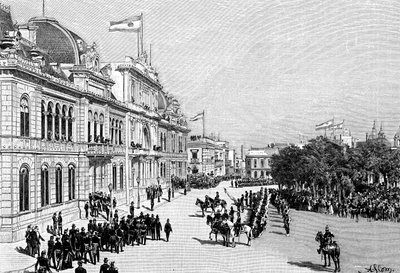 Edificios del Congreso, Buenos Aires, Argentina, 1895 de Unbekannt