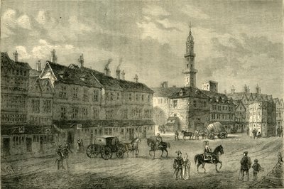 Cornhill en 1630, c1872 de Unbekannt