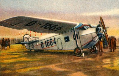 Avión Focke-Wulf A28 Habicht, años 1920, 1932 de Unbekannt