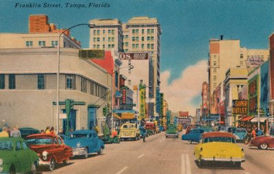 Calle Franklin, Tampa, Florida, c. 1940s de Unbekannt