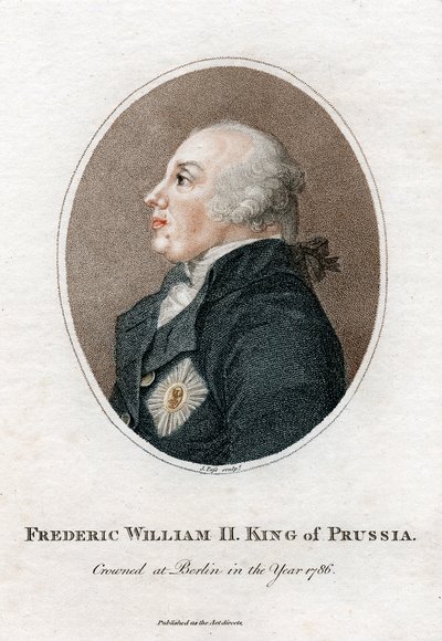 Federico Guillermo II, Rey de Prusia, 1786-1797 c1810 de Unbekannt