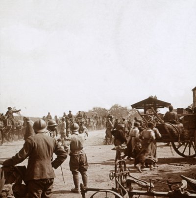 Soldados franceses, Igny, norte de Francia, c1914-c1918 de Unbekannt