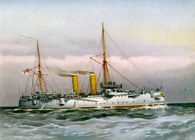 HMS Magicienne, crucero de 2ª clase de la Royal Navy, c. 1890-c. 1893 de Unbekannt