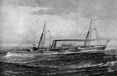 HM Torpedo Gun Boat Rattlesnake, 1887 de Unbekannt